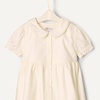 Amazon Essentials x Sofia Grainge Toddler and Baby Girls’ Cotton Sateen Dress with Collar(Ivory)
