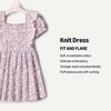Amazon Essentials x Sofia Grainge Toddler and Baby Girls’ Embroidered Knit Dress(Blue Ivory Delicate Floral)