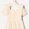 Amazon Essentials x Sofia Grainge Toddler and Baby Girls’ Embroidered Knit Dress(Ivory)