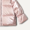 Amazon Essentials x Sofia Grainge Toddler and Baby Girls’ Heavyweight Fleece Lined Taffeta Puffer Jacket(Metallic Light Pink)