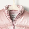 Amazon Essentials x Sofia Grainge Toddler and Baby Girls’ Heavyweight Fleece Lined Taffeta Puffer Jacket(Metallic Light Pink)