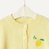 Amazon Essentials x Sofia Grainge Toddler and Baby Girls’ Lightweight Cotton Cardigan Sweater(Light Yellow Two Lemon)