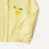 Amazon Essentials x Sofia Grainge Toddler and Baby Girls’ Lightweight Cotton Cardigan Sweater(Light Yellow Two Lemon)