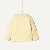 Amazon Essentials x Sofia Grainge Toddler and Baby Girls’ Midweight Quilted Field Jacket with Ruffle(Butter Yellow)