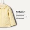 Amazon Essentials x Sofia Grainge Toddler and Baby Girls’ Midweight Quilted Field Jacket with Ruffle(Butter Yellow)