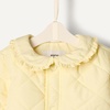 Amazon Essentials x Sofia Grainge Toddler and Baby Girls’ Midweight Quilted Field Jacket with Ruffle(Butter Yellow)