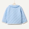 Amazon Essentials x Sofia Grainge Toddler and Baby Girls’ Midweight Quilted Field Jacket with Ruffle(Light Blue)