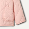 Amazon Essentials x Sofia Grainge Toddler and Baby Girls’ Midweight Quilted Field Jacket with Ruffle(Pink)