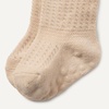 Amazon Essentials x Sofia Grainge Toddler and Baby Girls’ Scallop Top Socks with Non-Slip Grippers(Burgundy/Pink/Tan)