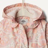 Amazon Essentials x Sofia Grainge Toddler and Baby Girls’ Water-Repellent Rain Jacket(Peach Craft Floral)
