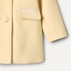 Amazon Essentials x Sofia Grainge Toddler and Baby Girls’ Wool Blend A-Line Dress Coat with Curved Collar(Beige)