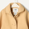 Amazon Essentials x Sofia Grainge Toddler and Baby Girls’ Wool Blend A-Line Dress Coat with Curved Collar(Light Camel)
