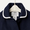 Amazon Essentials x Sofia Grainge Toddler and Baby Girls’ Wool Blend A-Line Dress Coat with Curved Collar(Navy)