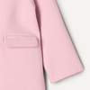Amazon Essentials x Sofia Grainge Toddler and Baby Girls’ Wool Blend A-Line Dress Coat with Curved Collar(Pink)