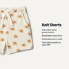 Amazon Essentials x Sofia Grainge Toddlers and Baby Boys’ Pull-On Knit French Terry Shorts, Pack of 2(Elephants/Navy)