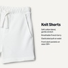 Amazon Essentials x Sofia Grainge Toddlers and Baby Boys’ Pull-On Knit French Terry Shorts, Pack of 2(Elephants/White)