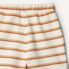 Amazon Essentials x Sofia Grainge Toddlers and Baby Boys’ Pull-On Knit French Terry Shorts, Pack of 2(Pale Yellow/Stripe)