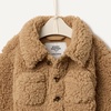 Amazon Essentials x Sofia Grainge Toddlers and Baby Boys’ Sherpa Fleece Overshirt Jacket(Camel)