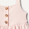 Amazon Essentials x Sofia Grainge Toddlers and Baby Girls’ Cotton Casual Fit and Flare Dress(Light Pink)