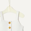Amazon Essentials x Sofia Grainge Toddlers and Baby Girls’ Cotton Casual Fit and Flare Dress(White)