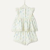 Amazon Essentials x Sofia Grainge Toddlers and Baby Girls’ Cotton Eyelet Top & Shorts Play Set, Multipacks(Ivory Bouquet)