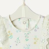Amazon Essentials x Sofia Grainge Toddlers and Baby Girls’ Cotton Eyelet Top & Shorts Play Set, Multipacks(Ivory Bouquet)