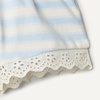 Amazon Essentials x Sofia Grainge Toddlers and Baby Girls’ Cotton Eyelet Top & Shorts Play Set, Multipacks(Pale Blue Bold Stripe)