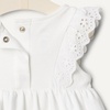 Amazon Essentials x Sofia Grainge Toddlers and Baby Girls’ Cotton Eyelet Top & Shorts Play Set, Multipacks(White)