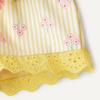 Amazon Essentials x Sofia Grainge Toddlers and Baby Girls’ Cotton Eyelet Top & Shorts Play Set, Multipacks(Yellow Floral)