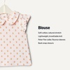 Amazon Essentials x Sofia Grainge Toddlers and Baby Girls’ Cotton Short Sleeve Blouses with Ruffles, Pack of 2(Strawberry/Stripe)
