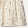 Amazon Essentials x Sofia Grainge Toddlers and Baby Girls’ Fit and Flare Linen Dress with Ruffle Flounce Sleeves(Ivory Ditsy Flowers)