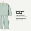 Amazon Essentials x Sofia Grainge Toddlers and Baby Girls’ French Terry Sweatshirt Pant and Top Set(Mint Little Strawberries)