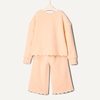 Amazon Essentials x Sofia Grainge Toddlers and Baby Girls’ French Terry Sweatshirt Pant and Top Set(Pale Peach)