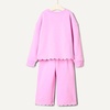 Amazon Essentials x Sofia Grainge Toddlers and Baby Girls’ French Terry Sweatshirt Pant and Top Set(Pink)