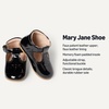 Amazon Essentials x Sofia Grainge Toddlers and Baby Girls’ Non-Slip Mary Jane Shoes(Black)