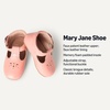 Amazon Essentials x Sofia Grainge Toddlers and Baby Girls’ Non-Slip Mary Jane Shoes(Pink)