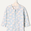 Amazon Essentials x Sofia Grainge Unisex Babies’ Cotton Footed Sleep and Play One-piece Bodysuit, Pack of 2(Blue Bunny Bear)