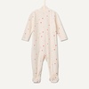 Amazon Essentials x Sofia Grainge Unisex Babies’ Cotton Footed Sleep and Play One-piece Bodysuit, Pack of 2(Blush/Multi Hearts)