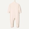 Amazon Essentials x Sofia Grainge Unisex Babies’ Cotton Footed Sleep and Play One-piece Bodysuit, Pack of 2(Ivory/Navy)