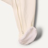 Amazon Essentials x Sofia Grainge Unisex Babies’ Cotton Footed Sleep and Play One-piece Bodysuit, Pack of 2(Ivory/Pink)