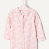 Amazon Essentials x Sofia Grainge Unisex Babies’ Cotton Footed Sleep and Play One-piece Bodysuit, Pack of 2(Pink Bunny Bear)