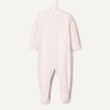 Amazon Essentials x Sofia Grainge Unisex Babies’ Cotton Footed Sleep and Play One-piece Bodysuit, Pack of 2(Pink Bunny Bear)
