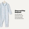 Amazon Essentials x Sofia Grainge Unisex Babies’ Cotton Footless Sleepsuit, Pack of 2(Ivory/Geese)