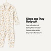 Amazon Essentials x Sofia Grainge Unisex Babies’ Cotton Footless Sleepsuit, Pack of 2(Pale Yellow/Squirrel Picnic)