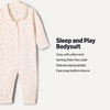 Amazon Essentials x Sofia Grainge Unisex Babies’ Cotton Footless Sleepsuit, Pack of 2(Pink Bunny Bear)