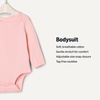 Amazon Essentials x Sofia Grainge Unisex Babies’ Long Sleeve Crew Neck Bodysuit, Pack of 3(Delicate Floral/Pink/Ivory)
