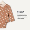 Amazon Essentials x Sofia Grainge Unisex Babies’ Long Sleeve Crew Neck Bodysuit, Pack of 3(Ivory/Lamb Faces/Rabbits)