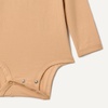 Amazon Essentials x Sofia Grainge Unisex Babies’ Long Sleeve Crew Neck Bodysuit, Pack of 3(Ivory/Light Camel/Stripe)