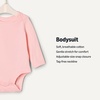 Amazon Essentials x Sofia Grainge Unisex Babies’ Long Sleeve Crew Neck Bodysuit, Pack of 3(Ivory/Pink/Terracotta)