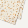Amazon Essentials x Sofia Grainge Unisex Babies’ Swaddle Blanket(Pale Yellow/Stripe/Squirrel Picnic)